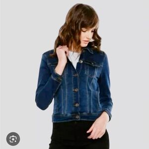 CAbi Norma Blue Long Sleeve Button Front Denim Jacket, CAbi 721